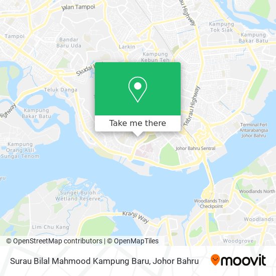 Surau Bilal Mahmood Kampung Baru map
