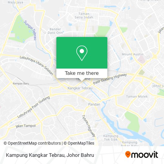 Kampung Kangkar Tebrau map