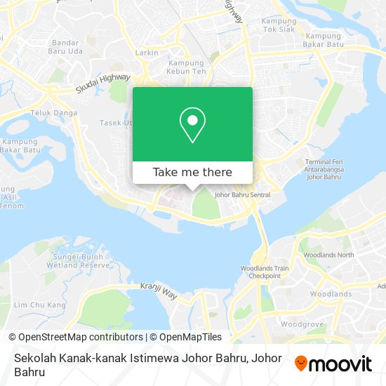 Sekolah Kanak-kanak Istimewa Johor Bahru map