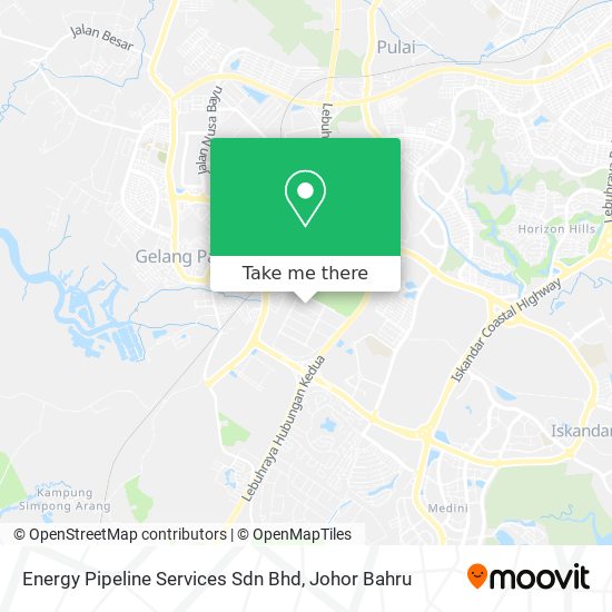 Energy Pipeline Services Sdn Bhd map