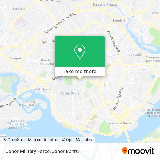 Johor Military Force map