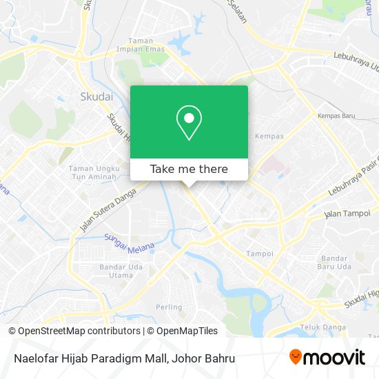 Naelofar Hijab Paradigm Mall map