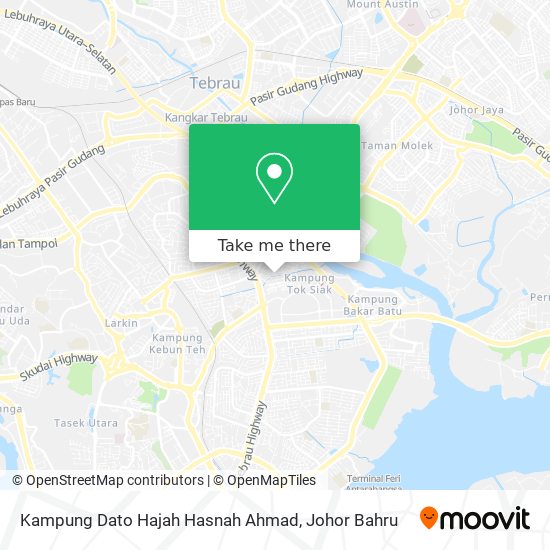 Kampung Dato Hajah Hasnah Ahmad map