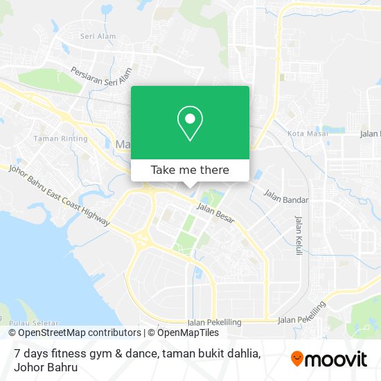 7 days fitness gym & dance, taman bukit dahlia map