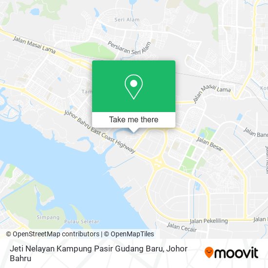 Jeti Nelayan Kampung Pasir Gudang Baru map