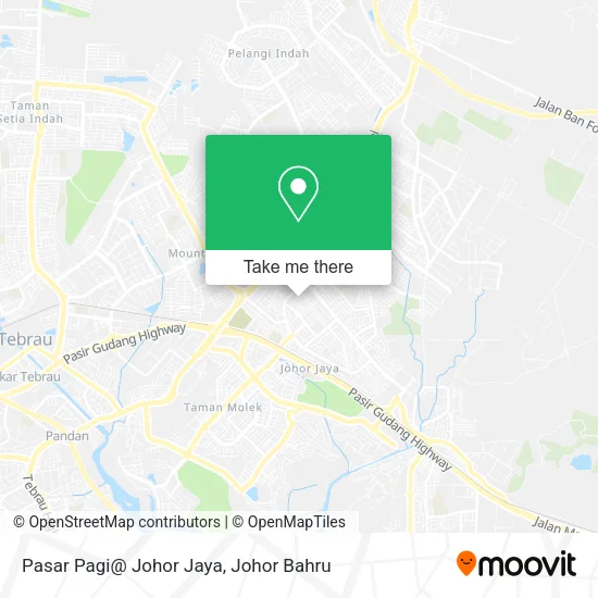 Pasar Pagi@ Johor Jaya map