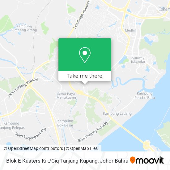 Blok E Kuaters Kik / Ciq Tanjung Kupang map