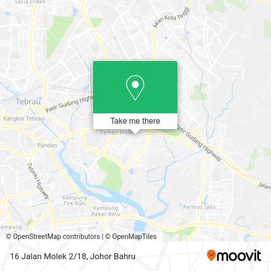 16 Jalan Molek 2/18 map