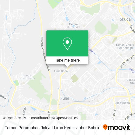 Taman Perumahan Rakyat Lima Kedai map