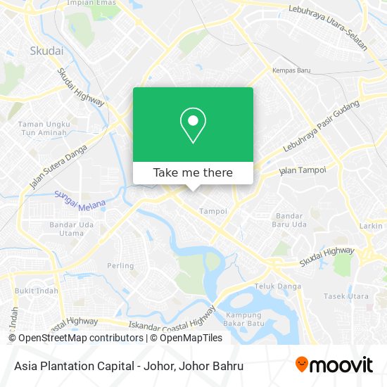 Asia Plantation Capital - Johor map