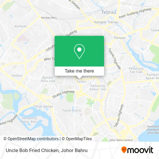 Uncle Bob Fried Chicken map