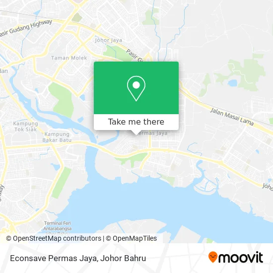 Econsave Permas Jaya map