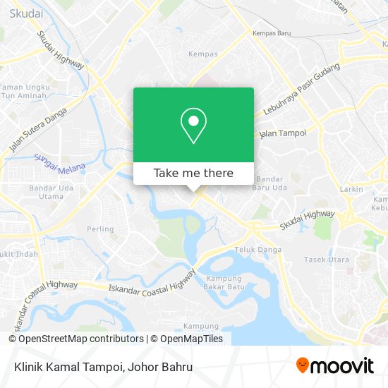 Klinik Kamal Tampoi map