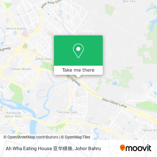 Ah Wha Eating House 亚华粿條 map