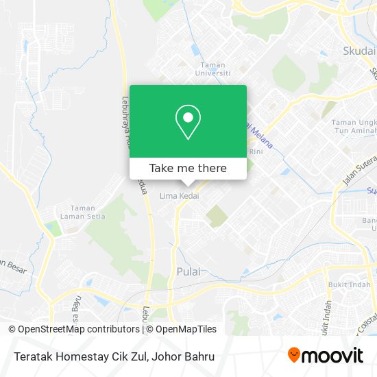 Teratak Homestay Cik Zul map