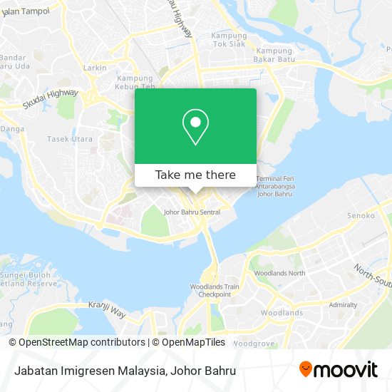 Jabatan Imigresen Malaysia map