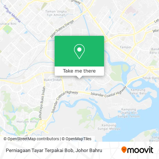 Perniagaan Tayar Terpakai Bob map