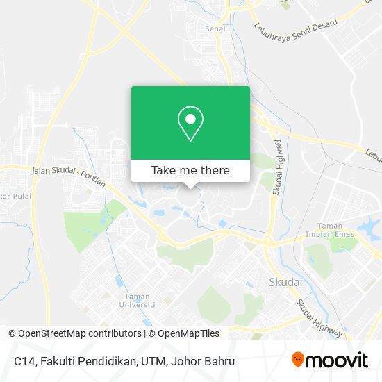 How To Get To C14 Fakulti Pendidikan Utm In Kulaijaya By Bus