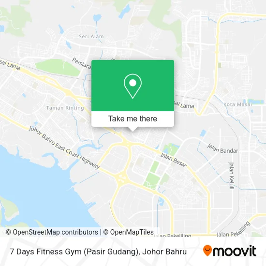 7 Days Fitness Gym (Pasir Gudang) map