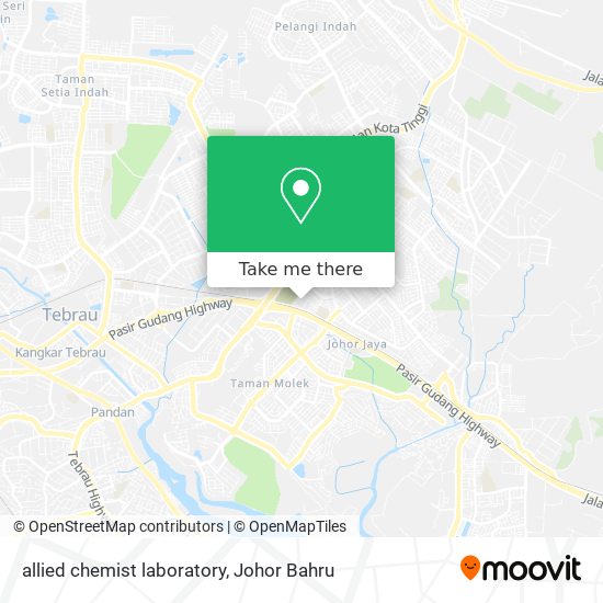 allied chemist laboratory map