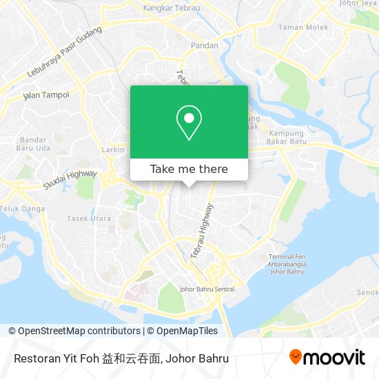 Restoran Yit Foh 益和云吞面 map