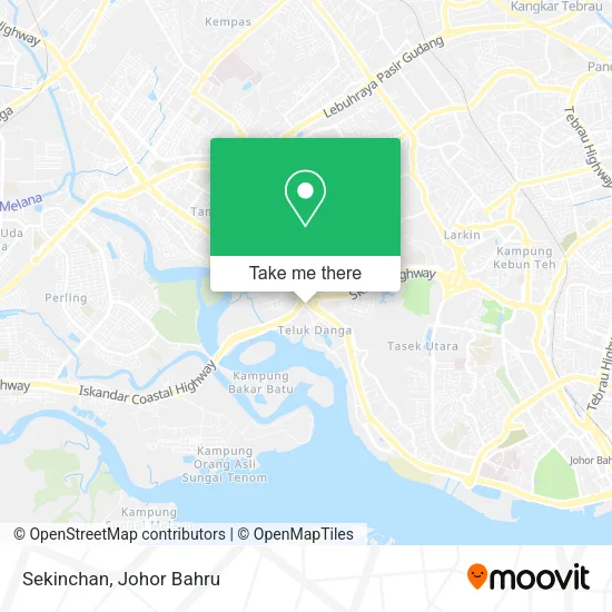 Sekinchan map