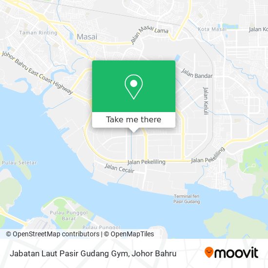 Jabatan Laut Pasir Gudang Gym map