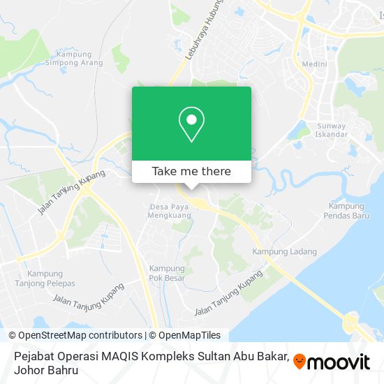 Pejabat Operasi MAQIS Kompleks Sultan Abu Bakar map