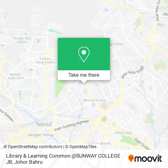 Library & Learning Common @SUNWAY COLLEGE JB map