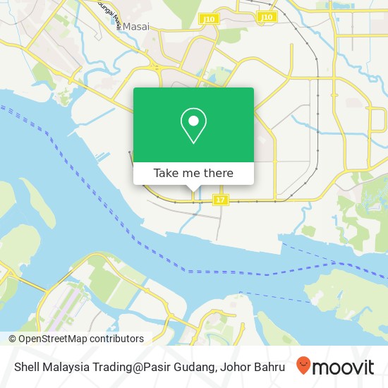 Shell Malaysia Trading@Pasir Gudang map