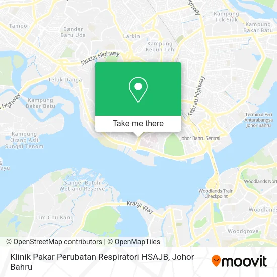 Klinik Pakar Perubatan Respiratori HSAJB map