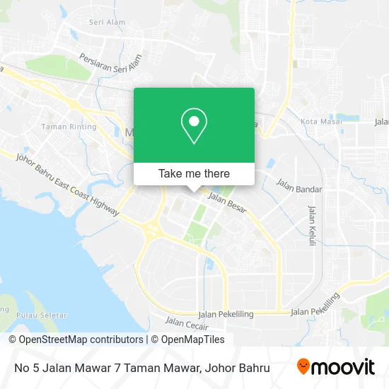 No 5 Jalan Mawar 7 Taman Mawar map