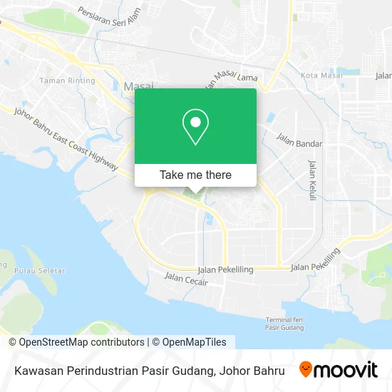 Kawasan Perindustrian Pasir Gudang map