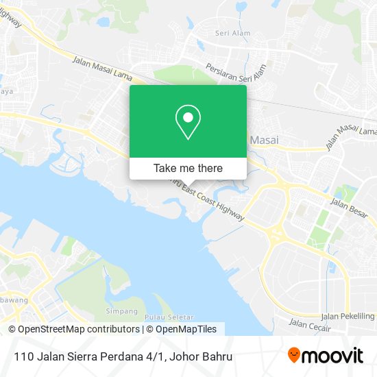 110 Jalan Sierra Perdana 4/1 map