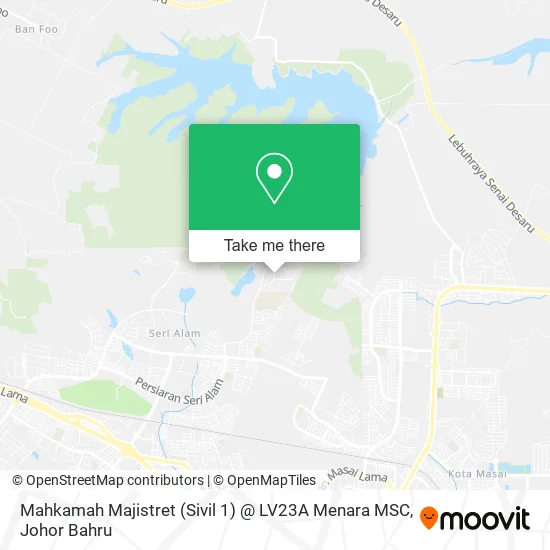 Mahkamah Majistret (Sivil 1) @ LV23A Menara MSC map