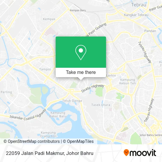 22059 Jalan Padi Makmur map