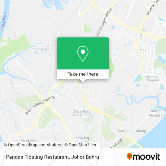 Pendas Floating Restaurant map