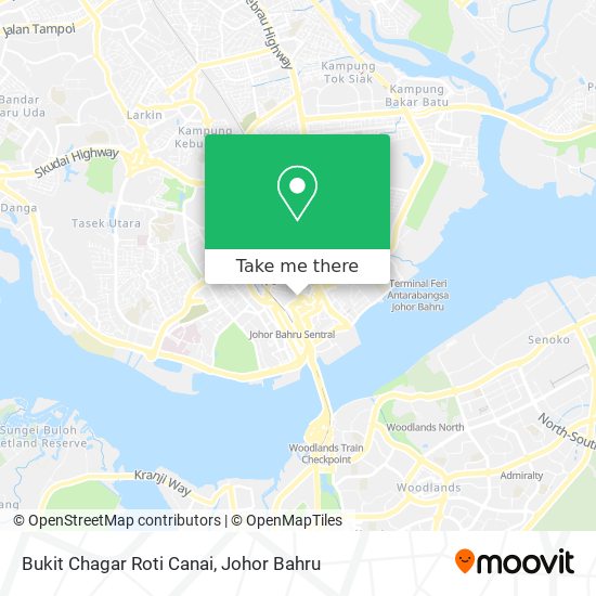 Bukit Chagar Roti Canai map