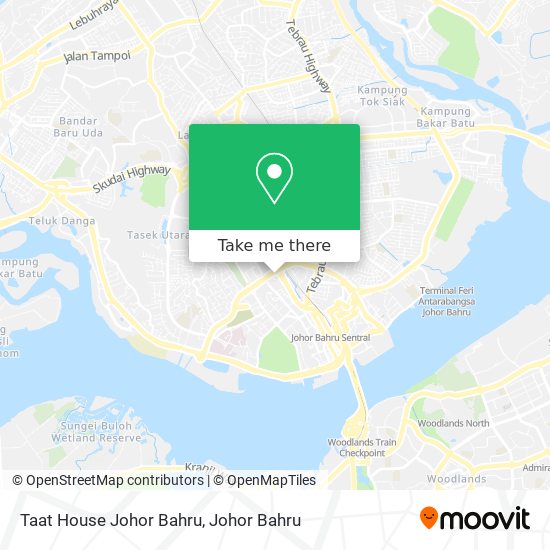 Taat House Johor Bahru map