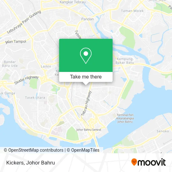 Kickers map