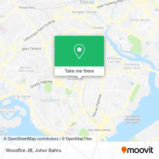 Woodfire JB map