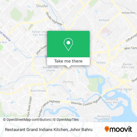 Restaurant Grand Indians Kitchen map