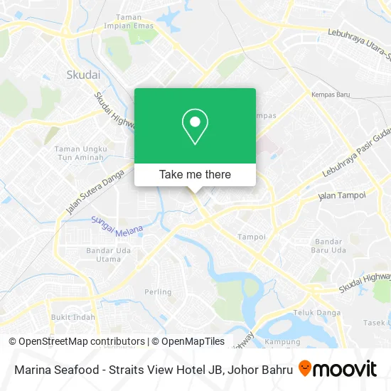 Marina Seafood - Straits View Hotel JB map