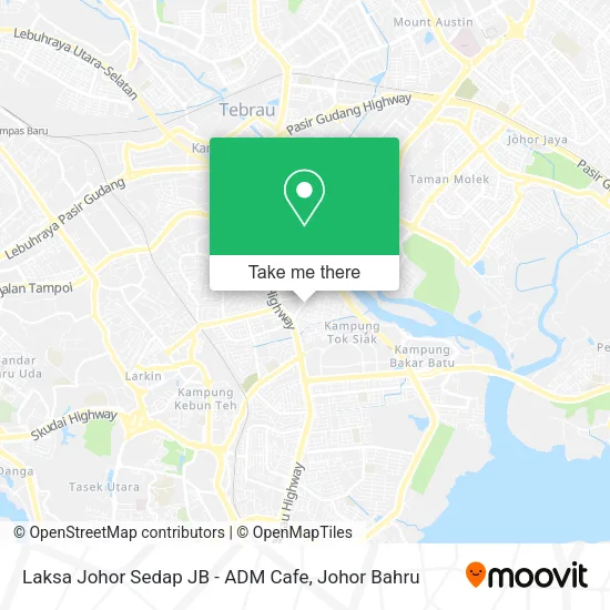 Laksa Johor Sedap JB - ADM Cafe map