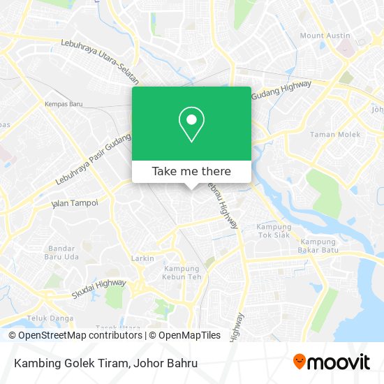 Kambing Golek Tiram map