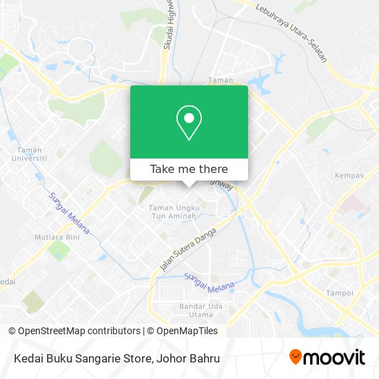 Kedai Buku Sangarie Store map