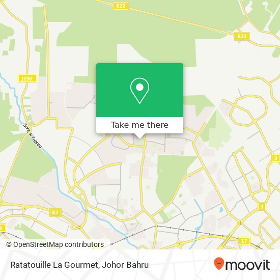 Ratatouille La Gourmet, Jalan Setia 3 / 6 81100 Tebrau Johor map