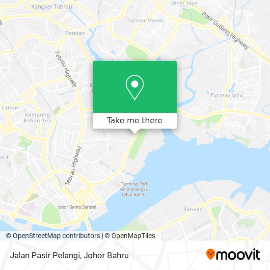 Jalan Pasir Pelangi map