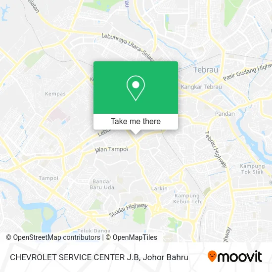 CHEVROLET SERVICE CENTER J.B map