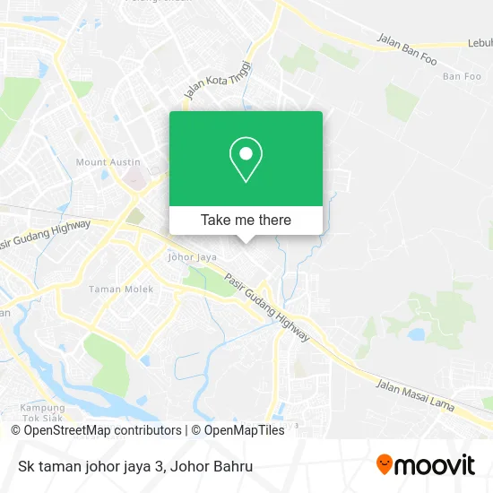 Sk taman johor jaya 3 map